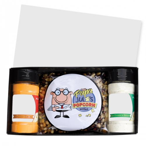 Popcorn set with seasonings